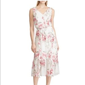 American Living Sleeveless Floral Boho Cottagecore Maxi Dress New